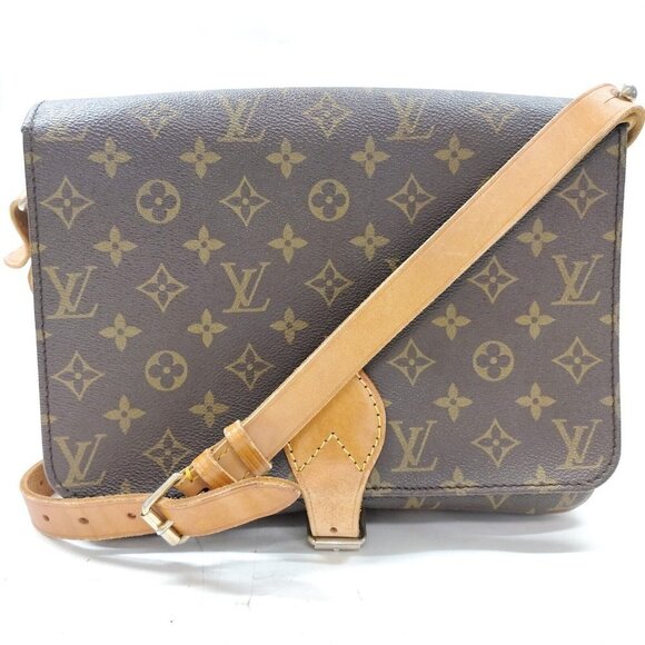 Louis Vuitton Handbags - 100% Authentic Louis Vuitton Cartouchiere GM Brown Monogram Crossbody